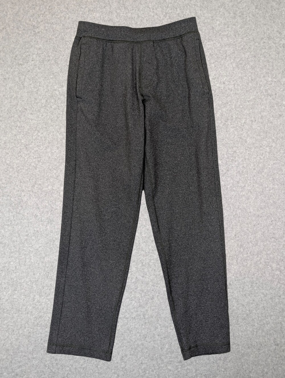 Lululemon Kung Fu Pants Men's Large Gray Sweatpants 33" Lounge Straight Leg Yoga